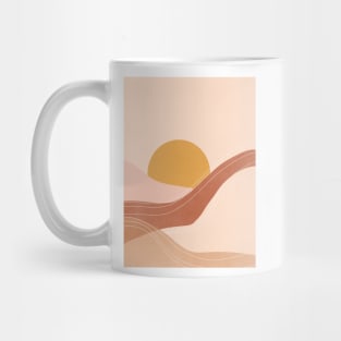 Abstract sunset painting 3.3 Mug